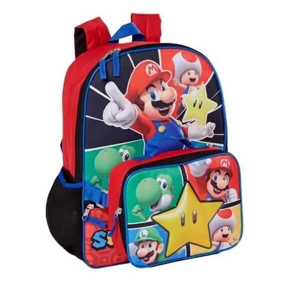 Nintendo | Accessories | Nintendo Super Mario Backpack 6 Insulated ...